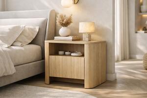Szafka nocna Sorrenti 58 cm - dąb vicenza