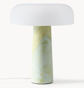 Lampa stołowa z marmurową podstawą Carla
