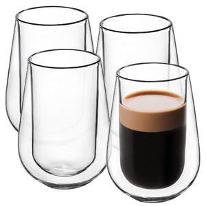 Szklanki termiczne z podwójną ścianką 280 ml 4 szt
