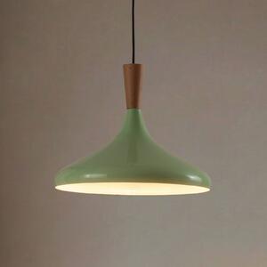 Lampa wisząca Chris ROYALTECH, możliwość ściemniania, zielony, salon / jadalnia, metal
