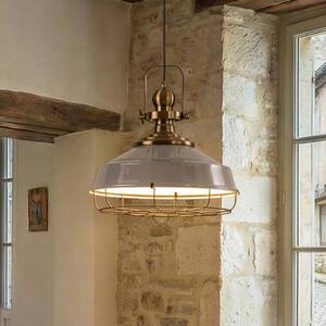 Lampa wisząca Astel ROYALTECH, możliwość ściemniania, aluminiowy / szary / cynkowy, salon / jadalnia, metal, industrialny