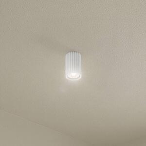 Lampa sufitowa Karbon SOLLUX LIGHTING, możliwość ściemniania, biały / opal, salon / jadalnia, aluminium, nowoczesny