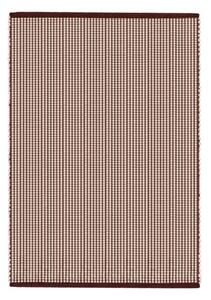 Bordowy/w naturalnym kolorze wełniany dywan tkany ręcznie 140x200 cm Talo – noo.ma