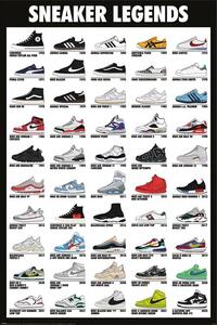 Plakat, Obraz Sneaker Legends, (61 x 91.5 cm)