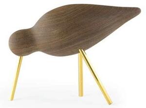 Normann Copenhagen - Shorebird Rzeźba Medium Walnut Brass