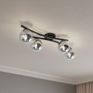 Lampa sufitowa Opus EMIBIG LIGHTING, możliwość ściemniania, czarny, salon / jadalnia, metal, nowoczesny