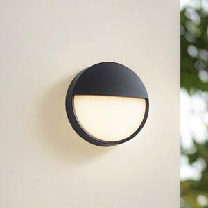 Kinkiet zewnętrzny LED Gravo Arcchio, czarny, aluminium, nowoczesny