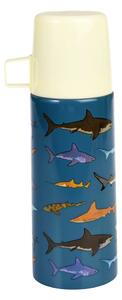 Niebieski termos dla dzieci 350 ml Sharks – Rex London