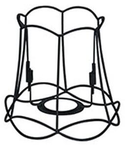 Metalowy klosz czarny 15/14 - Granny Frame