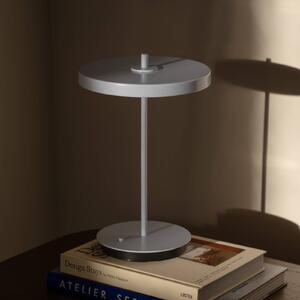 UMAGE Lampa stołowa LED Asteria Move, możliwość ściemniania, aluminiowy / szary / cynkowy, salon / jadalnia, metal, design