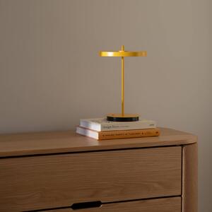 UMAGE Lampa stołowa LED Asteria Move, możliwość ściemniania, żółty / pomarańczowy, salon / jadalnia, metal, design