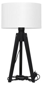 Helam Lampa stołowa ALBA 1xE27/60W/230V biała/sosna HE1518