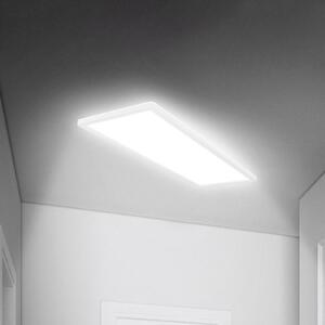 Briloner Lampa sufitowa LED Move, biały / opal, przedpokój, tworzywo sztuczne