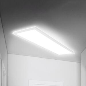 Briloner Lampa sufitowa LED Move, biały / opal, przedpokój, tworzywo sztuczne