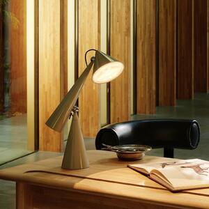 Tom Dixon Lampa stołowa design Pose Task Light, możliwość ściemniania, mosiężny / złoty, salon / jadalnia, tworzywo sztuczne, design