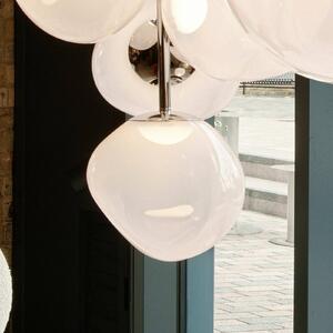 Tom Dixon Lampa wisząca designerska Melt, możliwość ściemniania, biały / opal, salon / jadalnia, tworzywo sztuczne, design
