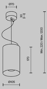 Maytoni Lampa wisząca Efir, mosiężny / złoty, salon / jadalnia, aluminium, nowoczesny