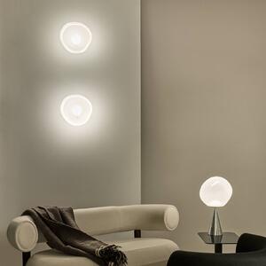 Tom Dixon Kinkiet designerski Melt, możliwość ściemniania, chromowy / srebrny, salon / jadalnia, tworzywo sztuczne, design