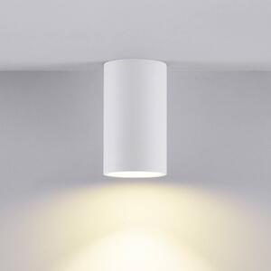 Deko-Light Downlight CAN, biały, IP44, Ø 6 cm, metal, GU10 możliwość ściemniania, biały / opal, łazienka, aluminium