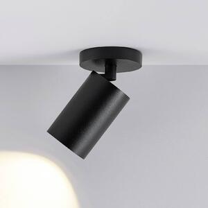 Deko-Light Reflektor sufitowy CAN TILT, czarny, Ø 8 cm, 1-punktowa, metal GU10 możliwość ściemniania, czarny, salon / jadalnia, aluminium