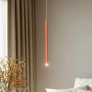 Lampa wisząca Sopel 1 SIGMA, możliwość ściemniania, czerwony, salon / jadalnia, metal, nowoczesny