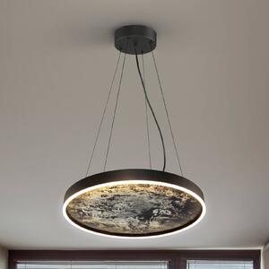 Schuller Valencia Lampa wisząca Stone, czarny, salon / jadalnia, metal, nowoczesny