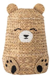 Dziecięcy kosz na zabawki z hiacyntu wodnego w naturalnym kolorze ø 40x57 cm Timone – Bloomingville Mini