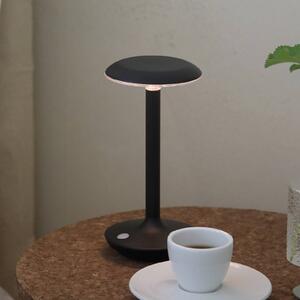 Markslöjd Lampa stołowa LED Petit, czarna, aluminium, IP44 możliwość ściemniania, czarny, aluminium, nowoczesny