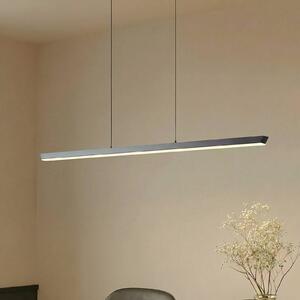 Lampa wisząca Solvar Lucande, możliwość ściemniania, czarny, salon / jadalnia, metal, nowoczesny