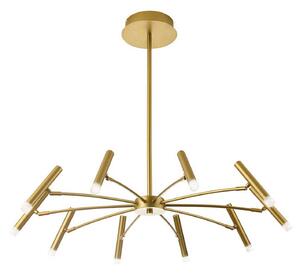 Viokef Lampa wisząca Secret, możliwość ściemniania, mosiężny / złoty, salon / jadalnia, metal, nowoczesny