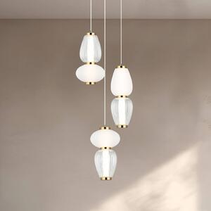 Viokef Lampa wisząca Shiny, przezroczysty / transparentny, salon / jadalnia, nowoczesny