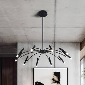 Viokef Lampa wisząca Secret, możliwość ściemniania, czarny, salon / jadalnia, metal, nowoczesny