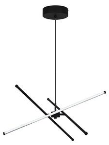 Viokef Lampa wisząca Sandy, czarny, salon / jadalnia, aluminium, nowoczesny