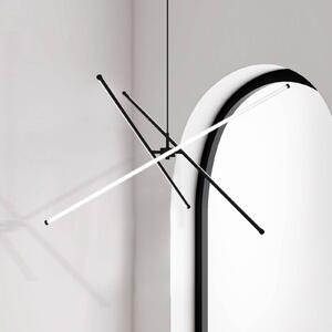 Viokef Lampa wisząca Sandy, czarny, salon / jadalnia, aluminium, nowoczesny