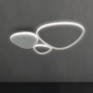 Viokef Lampa sufitowa LED Helix, chromowy / srebrny, salon / jadalnia, aluminium, nowoczesny