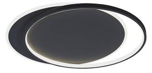 Viokef Lampa sufitowa LED Evelyn, czarny, salon / jadalnia, aluminium, nowoczesny