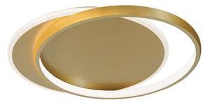Viokef Lampa sufitowa LED Evelyn, mosiężny / złoty, salon / jadalnia, aluminium, nowoczesny