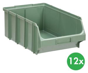 Plastikowy pojemnik z polistyrenu, 313 x 504 x 190 mm