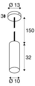 SLV Lampa wisząca Enola, możliwość ściemniania, biały / opal, salon / jadalnia, aluminium, nowoczesny