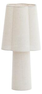 Biała lampa stołowa z tekstylnym kloszem (wysokość 50 cm) Musaby – Light & Living
