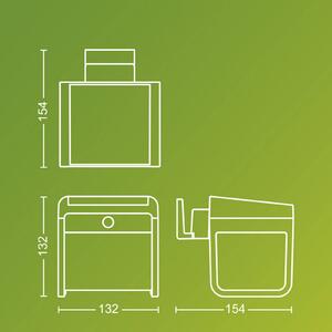 Philips Kinkiet zewnętrzny LED Ezra UE, tworzywo sztuczne, IP44, czarny, tworzywo sztuczne, nowoczesny