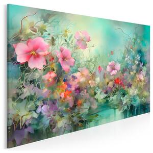 Wiosenny blask - nowoczesny obraz na płótnie - 120x80 cm