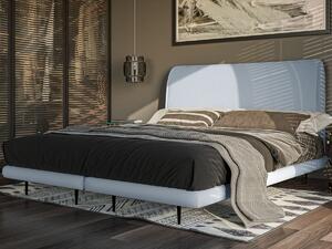 Łóżko tapicerowane 180x200 turkusowe Regal z materacem