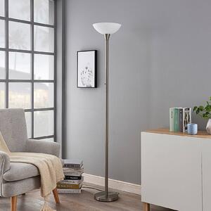Lampa stojąca Ignacia Lindby, aluminiowy / szary / cynkowy, salon / jadalnia, metal, nowoczesny