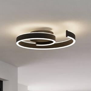 EGLO connect Inteligentna lampa sufitowa Andabaia-Z, możliwość ściemniania, czarny, salon / jadalnia, aluminium, nowoczesny