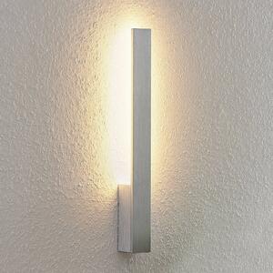 Kinkiet LED Ivano Arcchio, aluminiowy / szary / cynkowy, przedpokój, aluminium, nowoczesny