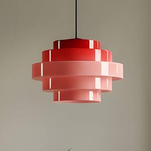 Lampa wisząca Filo ALDEX, możliwość ściemniania, czerwony, salon / jadalnia, szkło, skandynawski
