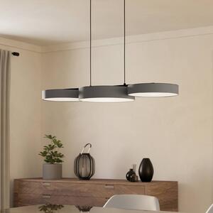 EGLO connect Smart Żyrandol LED Barbano-Z, szary możliwość ściemniania, aluminiowy / szary / cynkowy, salon / jadalnia, metal, nowoczesny