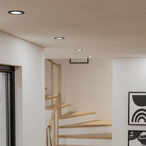 EGLO connect Inteligentna lampa LED Carosso-Z, Ø 9 cm, czarna możliwość ściemniania, czarny, salon / jadalnia, aluminium, nowoczesny