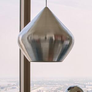 Tom Dixon Lampa wisząca designerska Beat, możliwość ściemniania, aluminiowy / szary / cynkowy, salon / jadalnia, aluminium, design